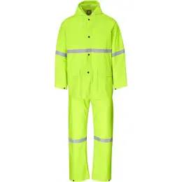 Tornado Rainsuit Polyester PVC Yellow Front